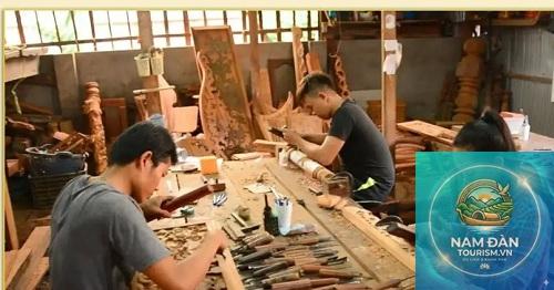 làng nghề mộc chợ thủ - Hình 3