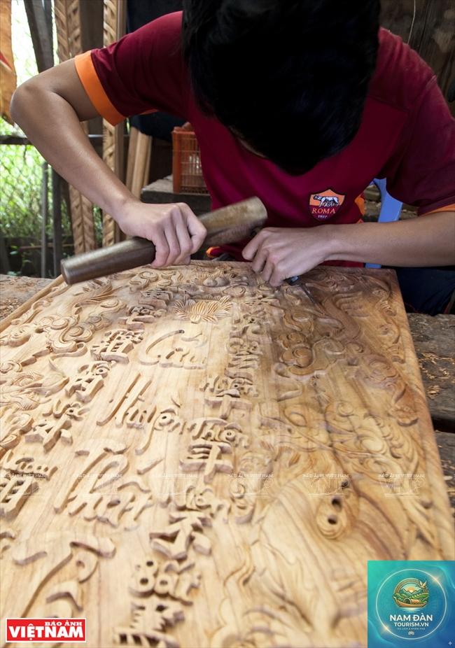 làng nghề mộc chợ thủ - Hình 4