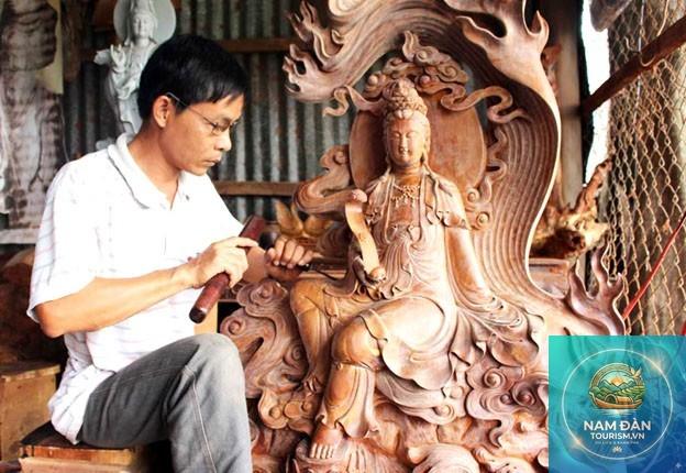 làng nghề mộc chợ thủ - Hình 1