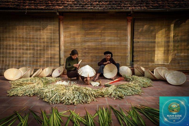 làng nghề nón lá nam đàn - Hình 2