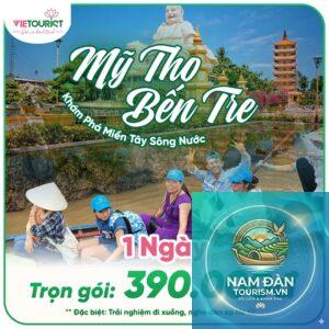 lịch trình du lịch bến tre 1 ngày