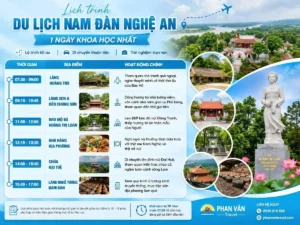 lịch trình du lịch nghệ an chi tiết