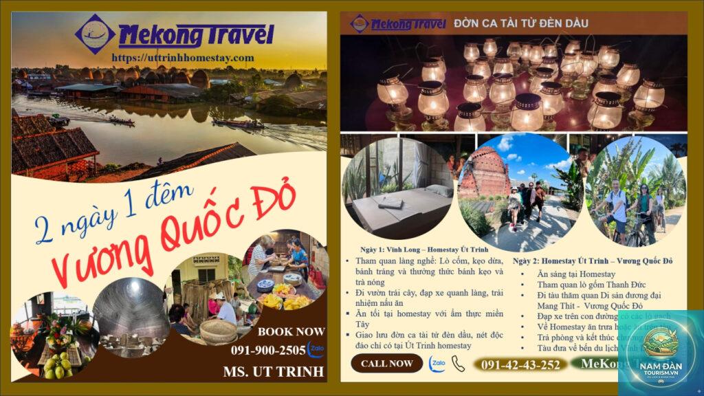 lịch trình du lịch vĩnh long 2 ngày 1 đêm