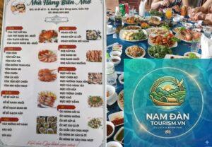 quán hải sản ngon rẻ cửa lò