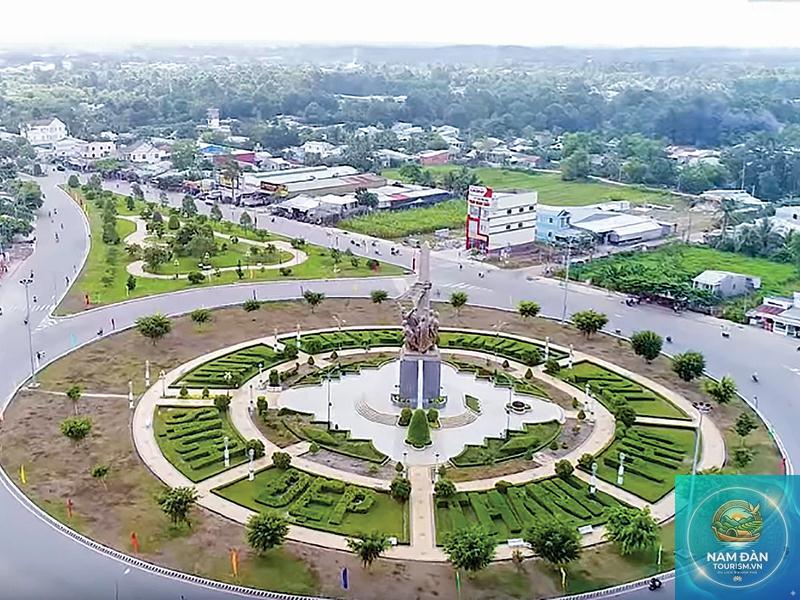 quảng trường trung tâm trà vinh