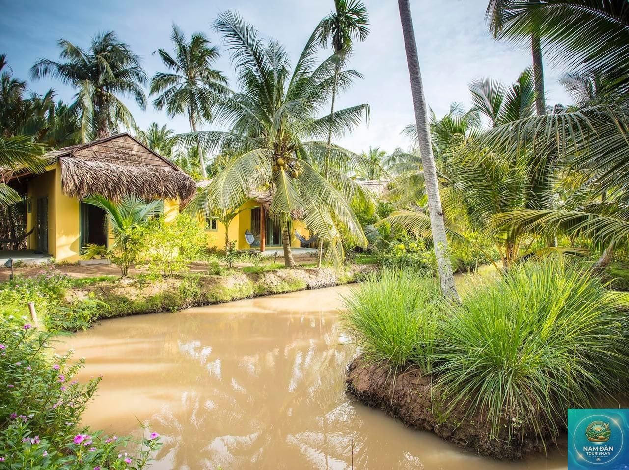 resort bến tre gần sông - Hình 4