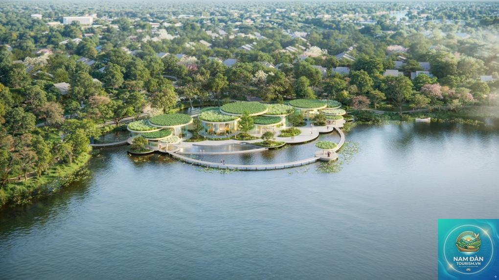 resort long an gần sông - Hình 4