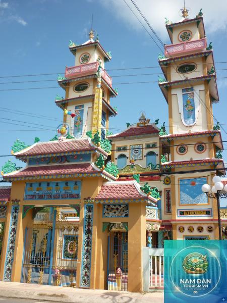 thánh thất cao đài cần đước - Hình 2
