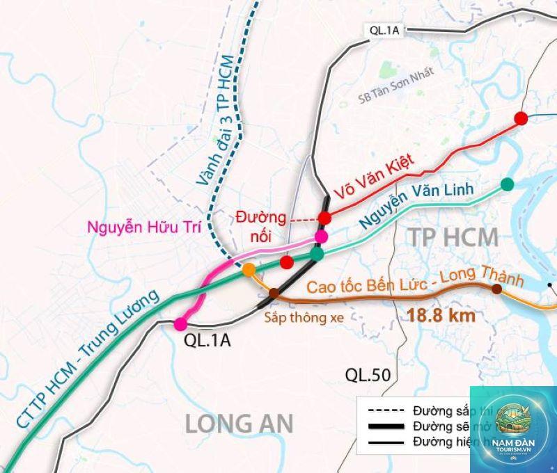 từ tphcm đi long an bao nhiêu km - Hình 2