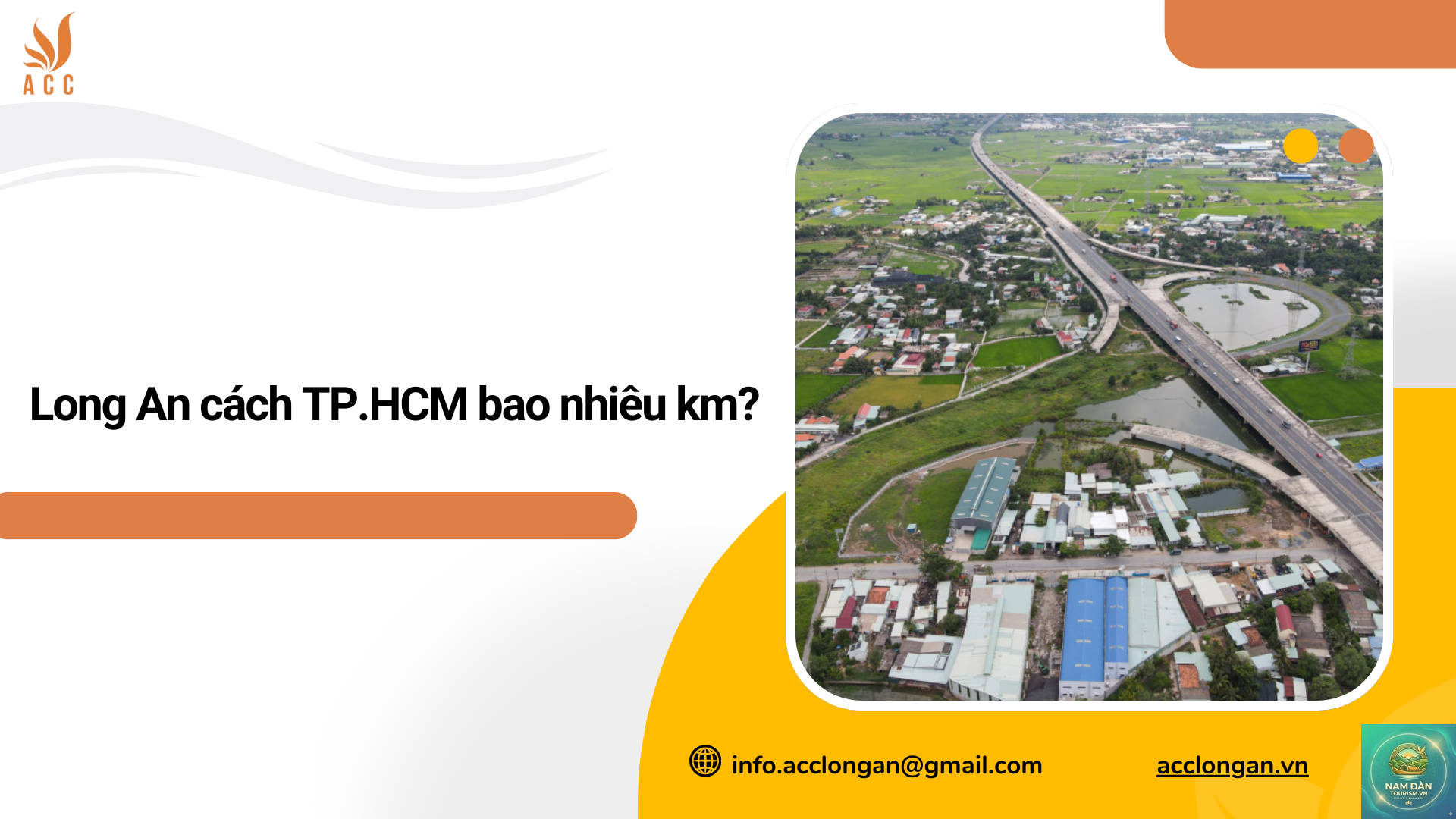 từ tphcm đi long an bao nhiêu km - Hình 3