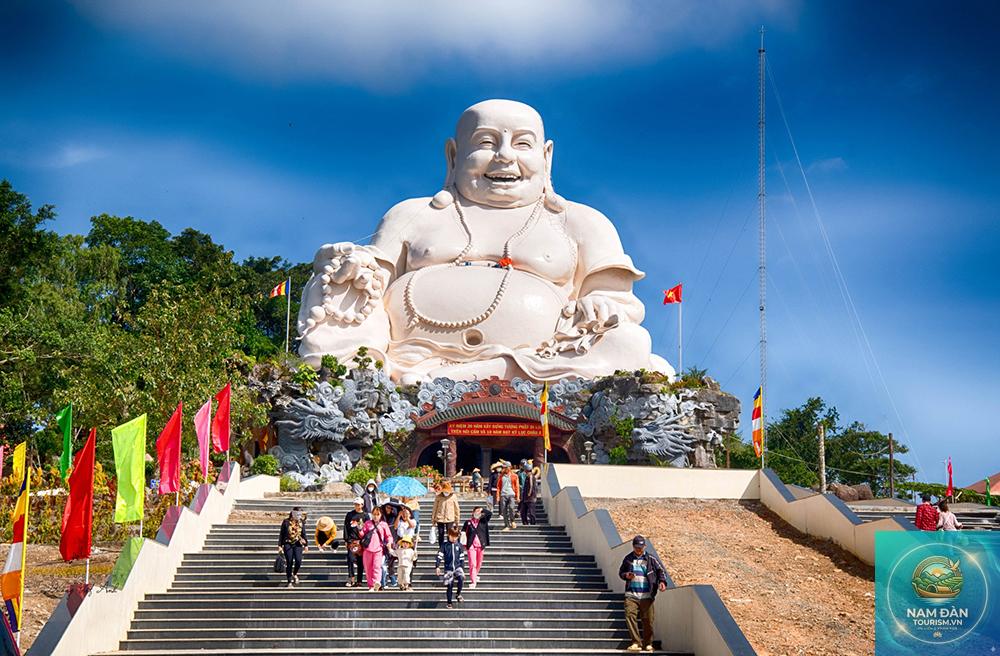 tượng phật di lặc núi cấm - Hình 4