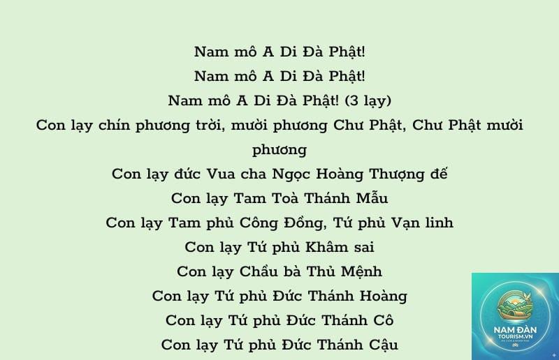 văn khấn ban công đồng