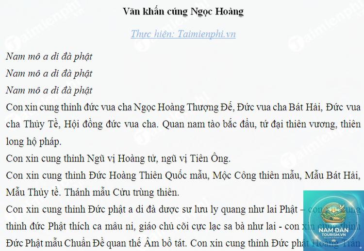 văn khấn ban ngọc hoàng - Hình 3