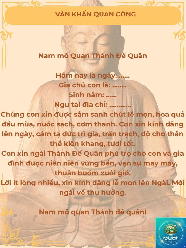 văn khấn ban quan công