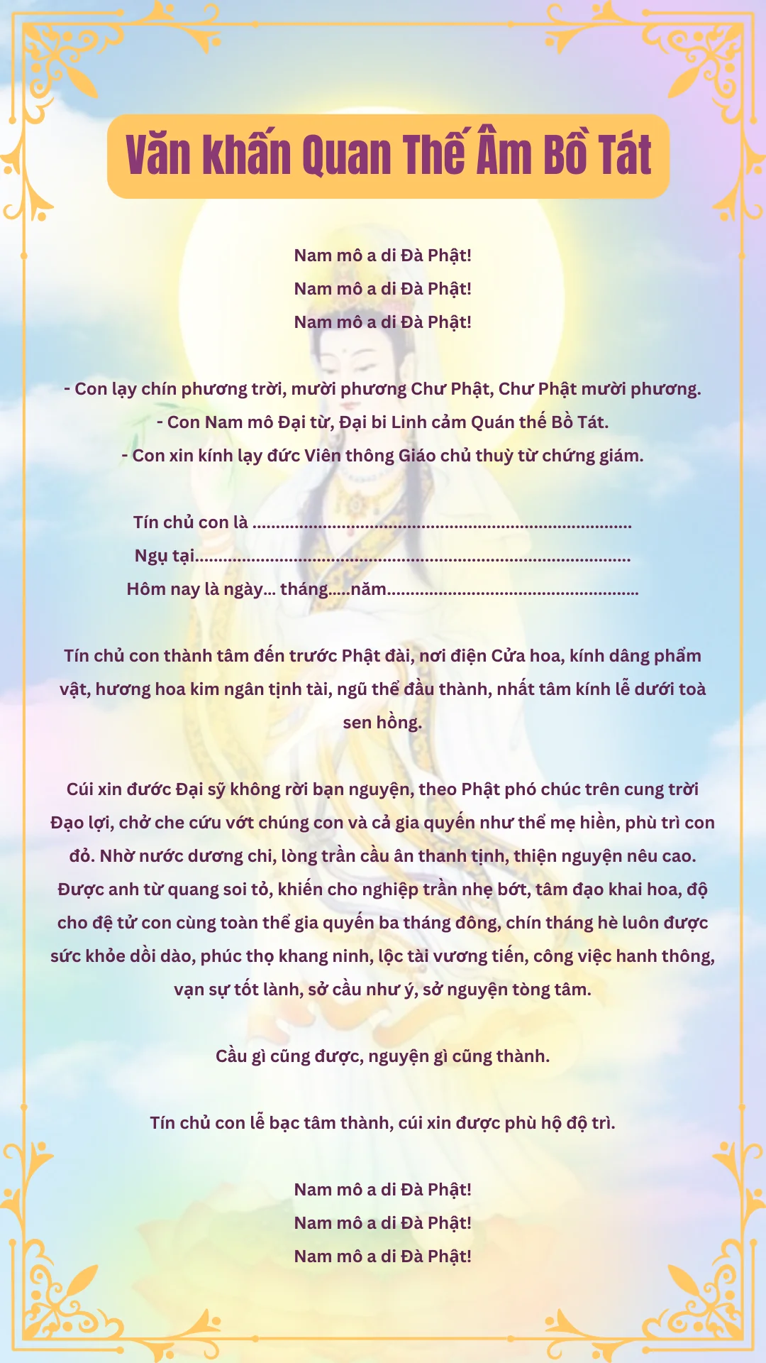 văn khấn cầu bình an - Hình 3