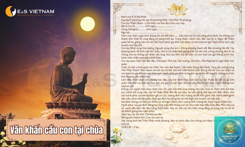 văn khấn cầu con tại chùa - Hình 2