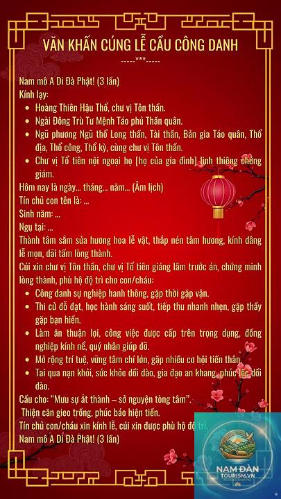 văn khấn cầu công danh - Hình 3