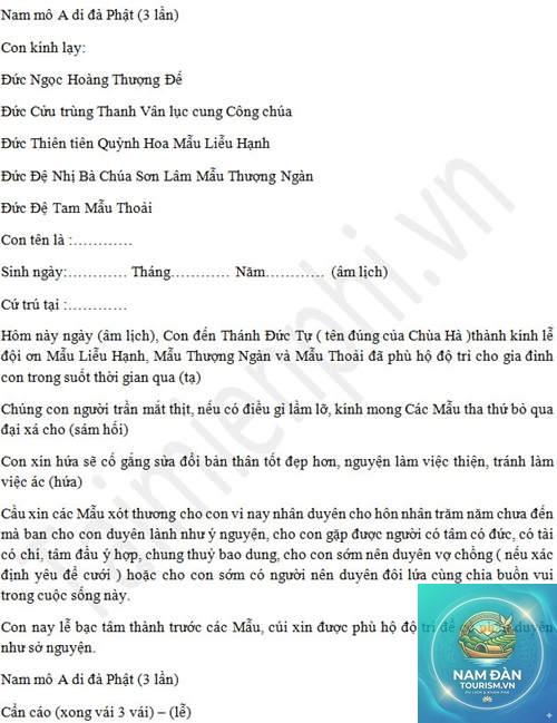 văn khấn cầu duyên tại chùa - Hình 2