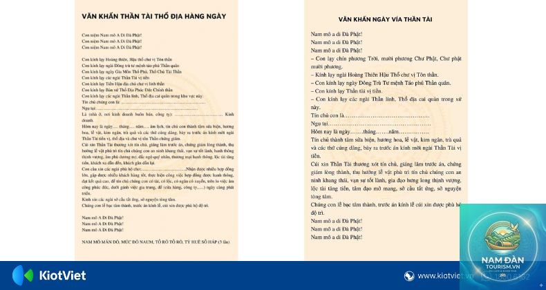văn khấn cầu lộc tại đền - Hình 3