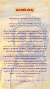 văn khấn cầu tự