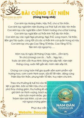 văn khấn cúng tất niên ngày 29 tết - Hình 3