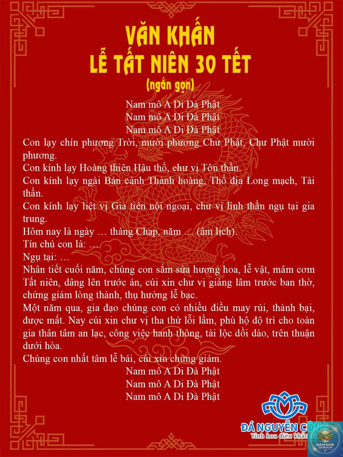 văn khấn cúng tất niên ngày 30 tết - Hình 2