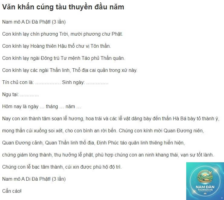 văn khấn cúng tàu thuyền - Hình 5