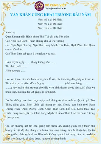 văn khấn đầu năm mới - Hình 2