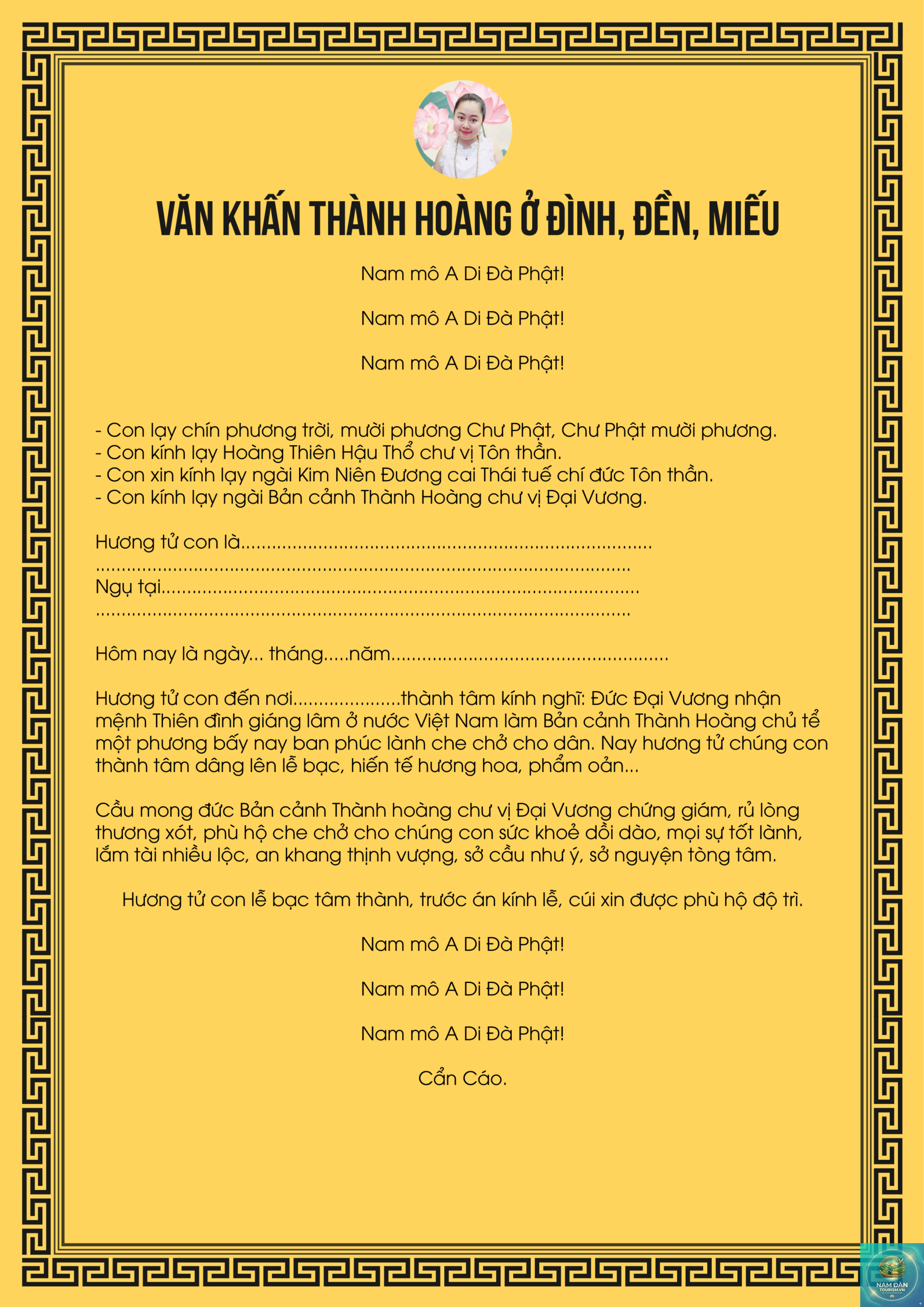 văn khấn đền - Hình 2