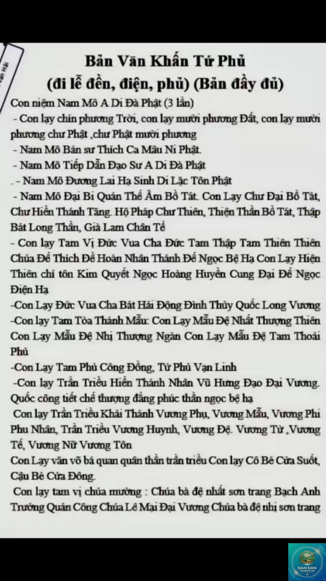 văn khấn đền đầy đủ - Hình 3