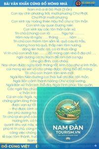 văn khấn đổ móng nhà