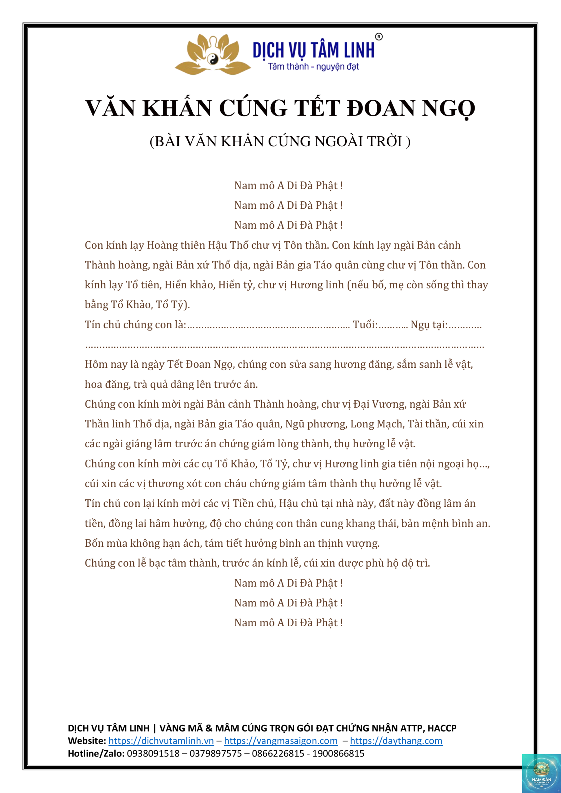 văn khấn đoan ngọ cầu sức khỏe - Hình 2