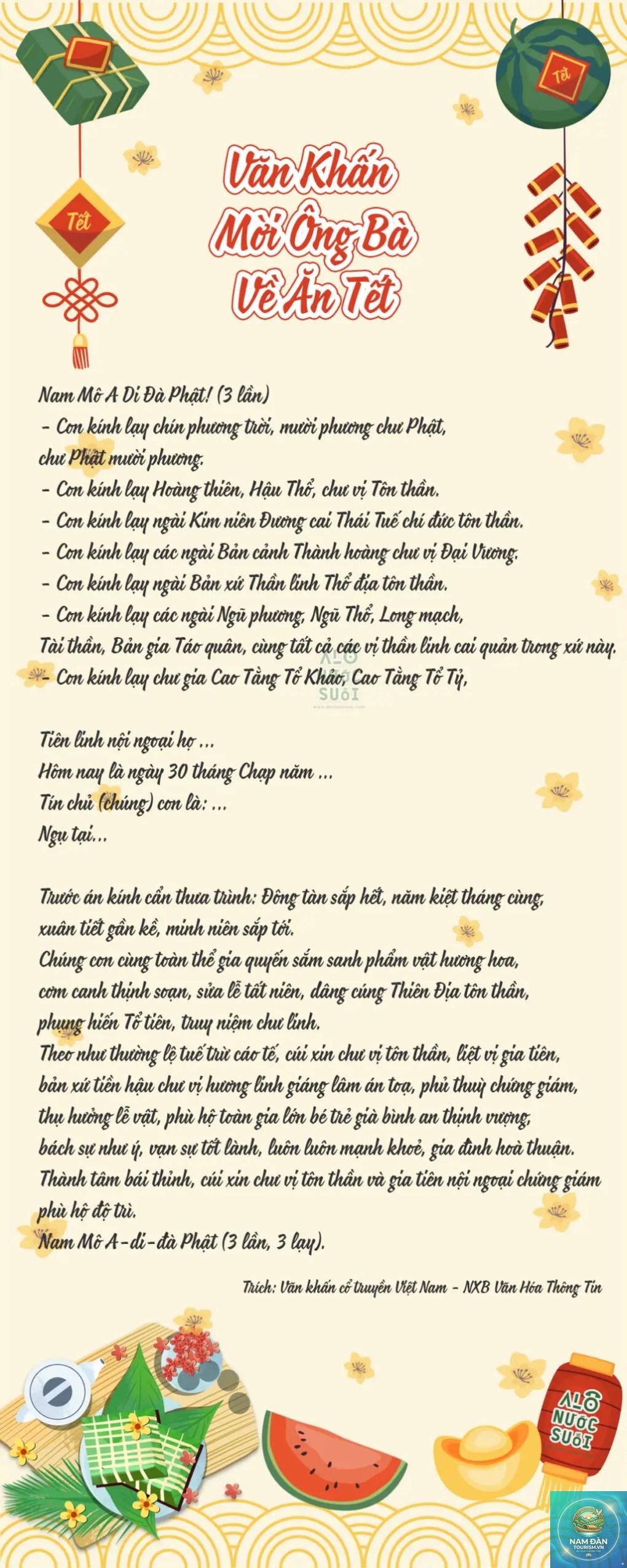 văn khấn đón ông bà ngày tết - Hình 1