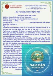 văn khấn động thổ công trình