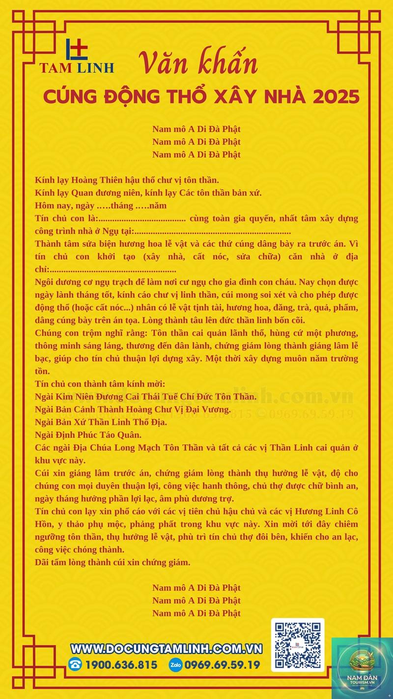 văn khấn động thổ đầu năm - Hình 2