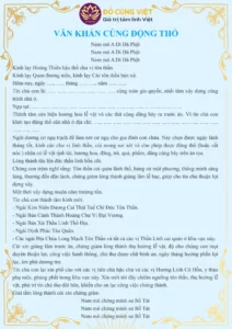 văn khấn động thổ xây nhà