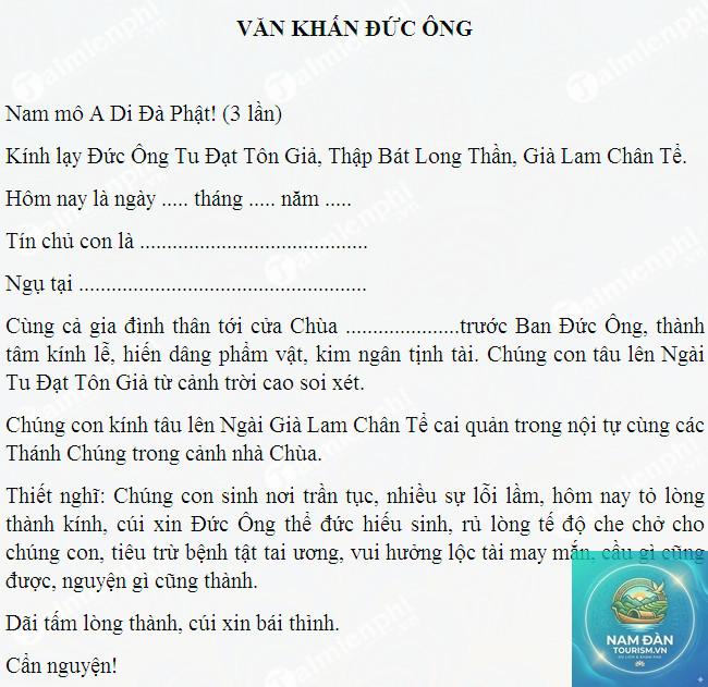 văn khấn đức ông ngày rằm - Hình 3