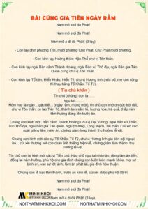 văn khấn gia tiên