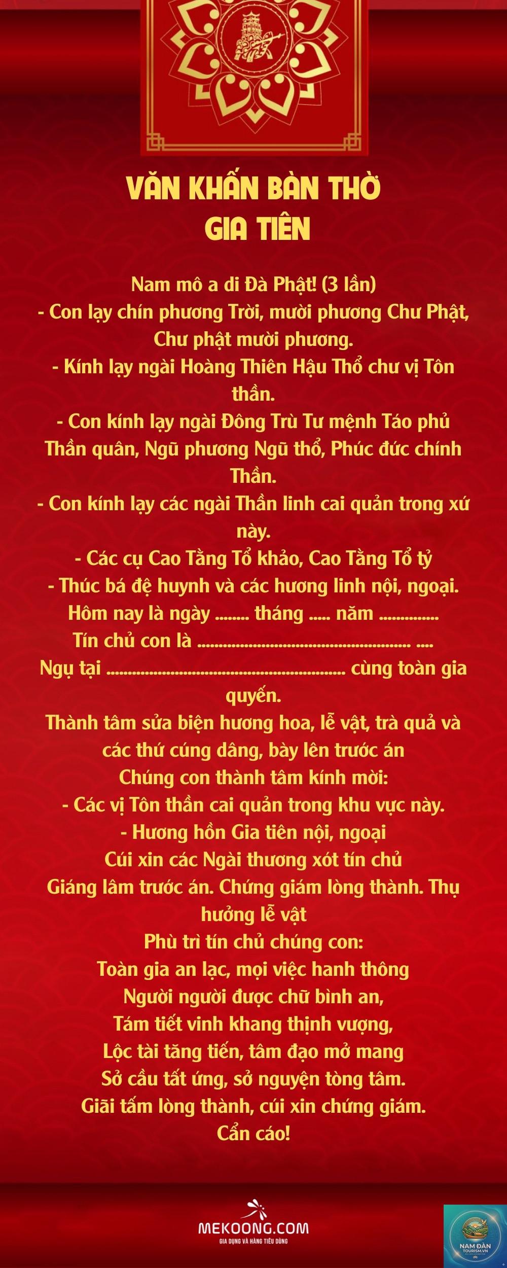 văn khấn gia tiên cầu tài lộc - Hình 5