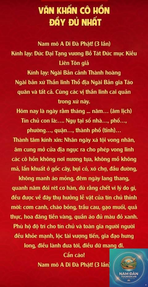 văn khấn gia tiên cúng cô hồn - Hình 3