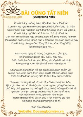 văn khấn gia tiên cuối năm - Hình 5