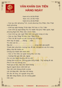 văn khấn gia tiên đầu năm