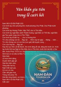 văn khấn gia tiên lễ đính hôn