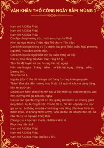 văn khấn gia tiên mùng 1