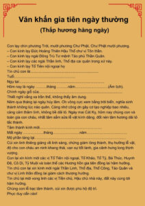 văn khấn gia tiên ngày tết