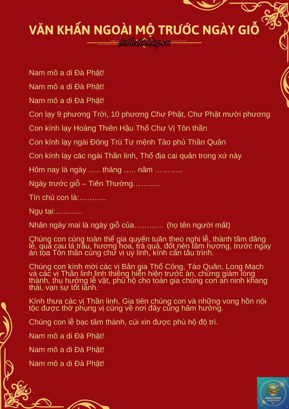 văn khấn gia tiên ngoài mộ - Hình 2