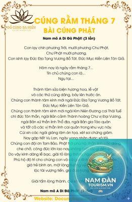 văn khấn gia tiên rằm tháng bảy - Hình 3