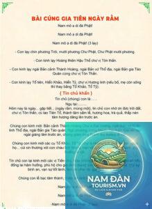 văn khấn gia tiên tại nhà