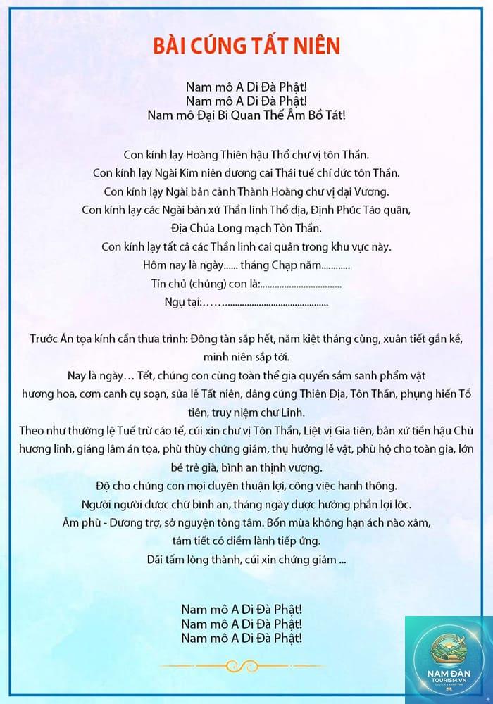 văn khấn gia tiên tất niên - Hình 4