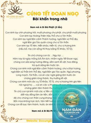 văn khấn gia tiên tết đoan ngọ - Hình 3